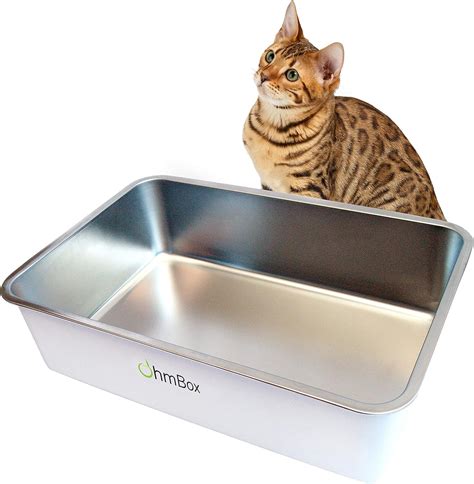 giant stainless steel litter box|stainless steel litter box huge.